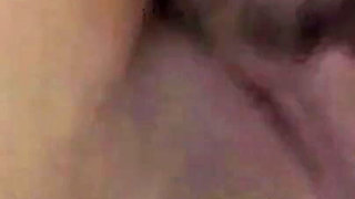 POV Amateur Couple: Huge Veiny Pink Dick Pounds Tight Pussy Doggystyle Big Ass Close-up