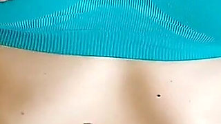 Teen Wife Solo Plays with Nipples Through Sport Topic