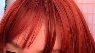 Slut gives wam deep throat pov blowjob and handjob