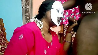 Student ready for mouth fuck and swallow cum to get practical marks from teacher - full tamil audio with moaning