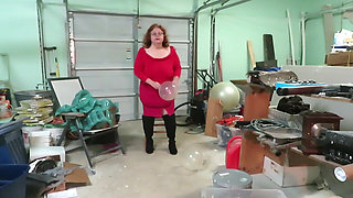 My Fat Ass Pops Some Huge Clear Balloons