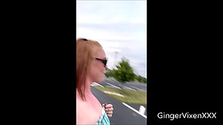 Flashing Scooter Exhibitionist