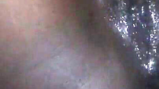 Hot Ebony Beauty Enjoying a Relaxing, Sensual Bath and Strokes Her Pussy