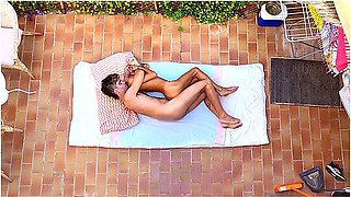 Rooftop Lovers Exposed From Above