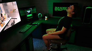 Cheating Wife Sex With Boss Huge Cock In Office Cuckold Husband Watchig Them Having Fun