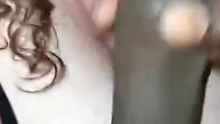 BBC Blowjob Licking Sucking His Big Balls Back of My Car