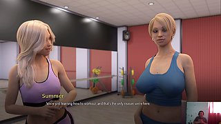 Porn games, gym sex, small tits