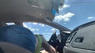 Car Blowjob in Hawaii - Hot Granny Gives Road Head on Oahu Beach