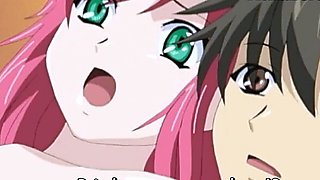 Hentai - Busty young woman asks to be masturbated and fucked