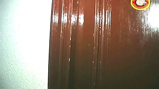 Piss Drenched Bondage Slut Fingers Sloppy Pussy in Kitchen