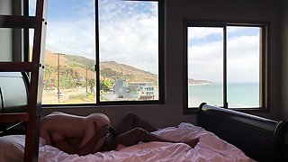 Cute Redhead Teen Fucked Doggystyle on the Hump Bus