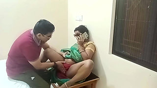 Indian Innocent Bhabhi Sucked and Fucked While Talking Sex Story in Mobile