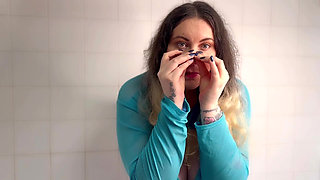 Miss Ffw Has Her First Attempt at Underwater Play