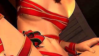 Aerith Xmas Gift: Blowjob & Missionary - Final Fantasy 7 3D Animation