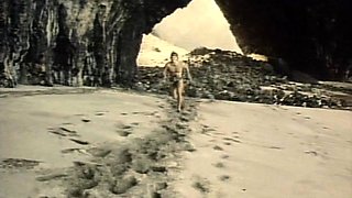 Brunette from village blowjob outdoors