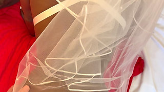 First Night with a Petite Ebony Wife