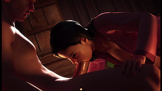 Asian Masseuse Sucks My Cock