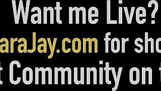 Natural Puma Swede and Sara Jay - masturbation dirt - Sara Jay