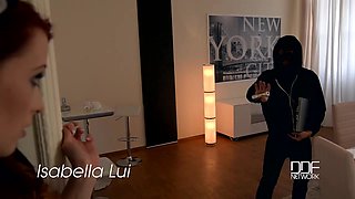 Caught In The Act: Maid Gets Fucked By Thief During Burglary