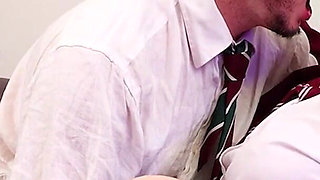 College Girl Gets Fucked and Swallows Cum