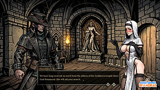 Sexorcism: Lust Confession Gameplay Part 5 - Abbess Roala Boss Fight & Inner Sanctuary Battle
