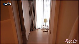 Gfs Sister Begging For More And Gets Unexpected Creampie, When Gf In The Shower - Secret Elle