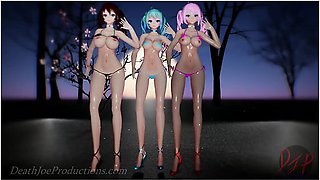 Mmd R18 4k Uhd Bikini Miku - Ddd