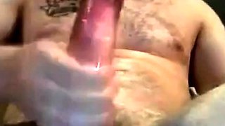 Big Oiled Cock Aussie's Cum Explosion