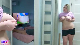 Big Tits Stepdaughter Spies On Stepdad And Gets Caught - Part 4 - Miss Fantasy