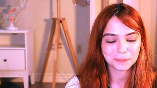 Pregnant Redhead Webcam Masturbation