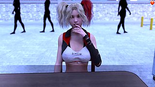 Naughty hot brunettes and blonde teens flaunting big nipples in sexy dresses