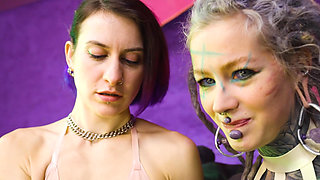 High Heeled Latex Lesbians Destroy Anal Holes with Metal Toy - Gaping ATP