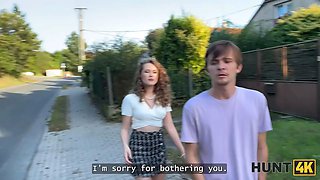 Hunt4k. delicious una fairy is not too innocent and showed her knockers and cunny in public