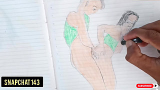 Married Stepsister outdoor on her Husband and gets romance by Teen Step-Brother