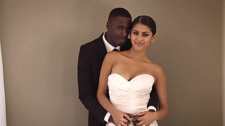 Brunette latina Sophia Leone enjoys passionate interracial sex with her boyfriend