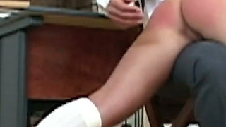 Schoolgirl Punishment and Sex Lesson in Principal's Office