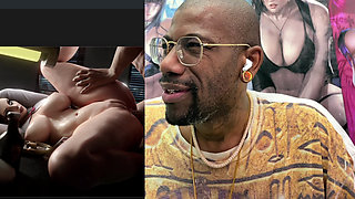 Fat Bald Pussy Elizabeth Getting Anal Fucked by a Thicc Hard Gooner Cock