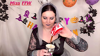 Halloween Spooky Bride Coca-cola Belch Session Loud Unladylike Burps