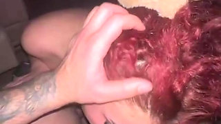 Hot moments with my girlfriend after the party. Red Turkish Girl