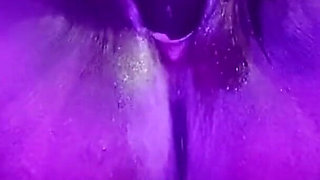 Pounding My Pussy with Big Dildo Stimulating My Big Clit