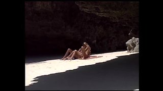 Kathy Heart & Christine Allure Lesbian Beach Licking