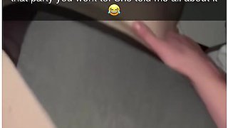 My Wifes Sister Came Over Looking For Her - Snap Chat