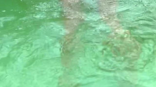 Thong Bikini Pool Tease - Wet Dance & Playful Vibes