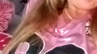 Pink Wet Look with Fisting Toy