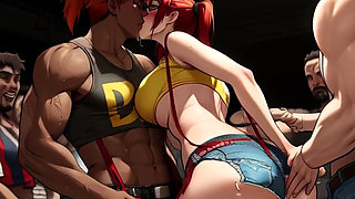 Redhead Misty Puts Down The Pokemon Balls & Picks Up BBC