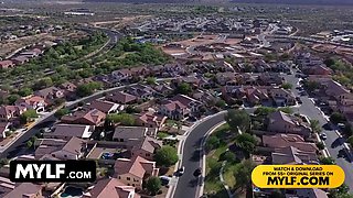 Step-son and his bff tempt small step-mom Katrina Colt to screw in a three way - mylf taboo