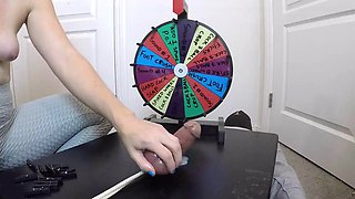 MilkingMomXH Stuffs 30cm Dildo into Her Husbands Meaty Cock in BDSM