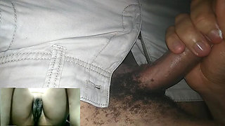 Masturbating on a video call