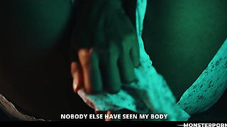 Alien Hentai Porn 3D -  Ebony Barbie Rous Creampied and Cumflated by Monster Cock