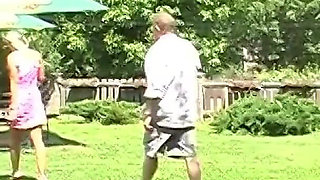 Olds fuck dolls - old Stepdaddy Tim Wetman bangs young lady Michaela Petz in nature